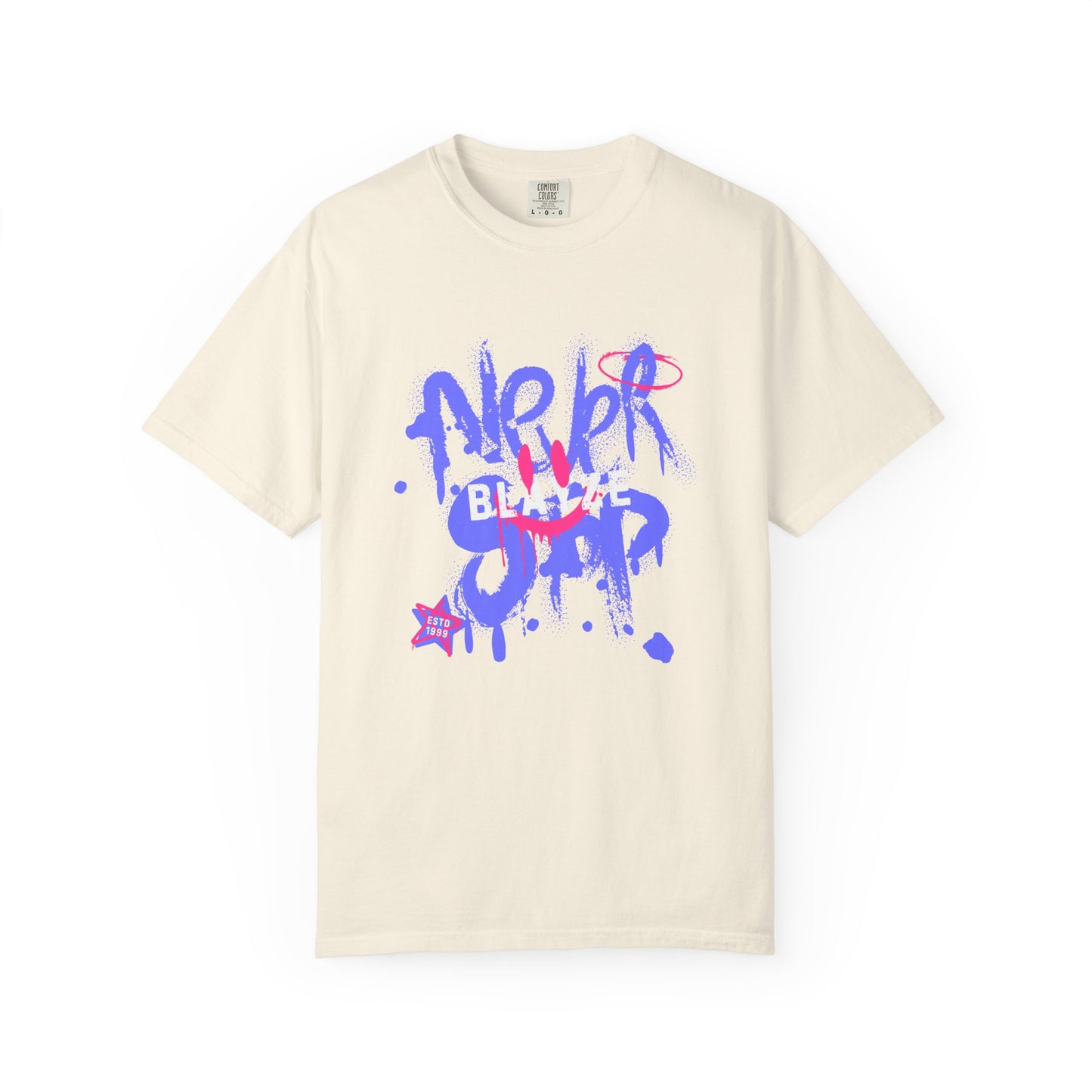 Graffiti Style Unisex Garment-Dyed T-Shirt - "Never Blend In"