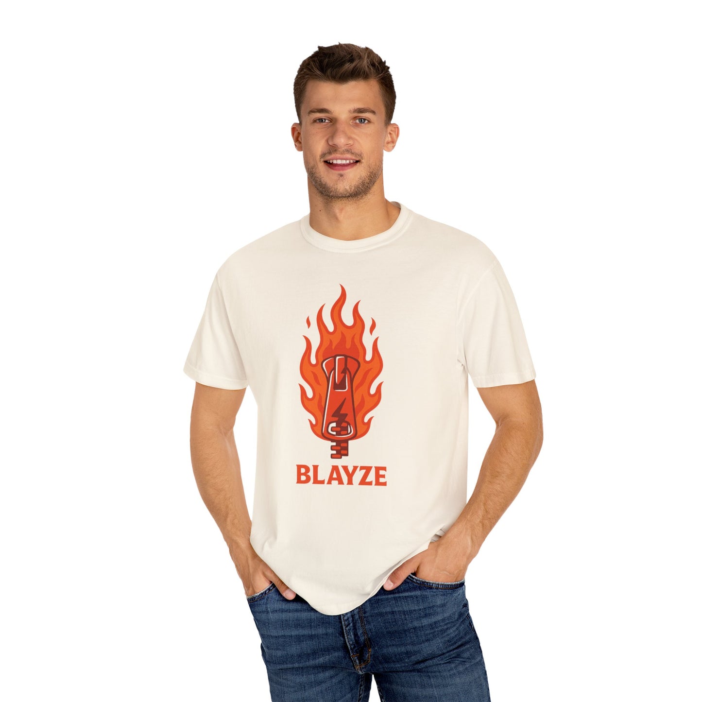 Blayze Flame Graphic Unisex T-Shirt | Trendy Fire Design