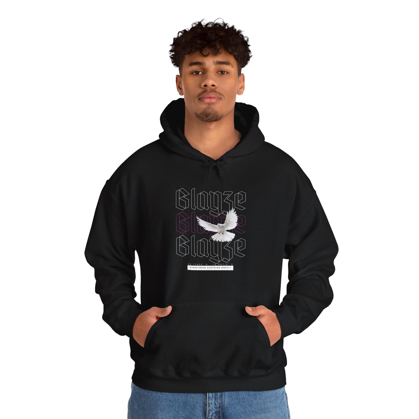 Dove Embrace Hoodie - Unisex Heavy Blend™ Sweatshirt