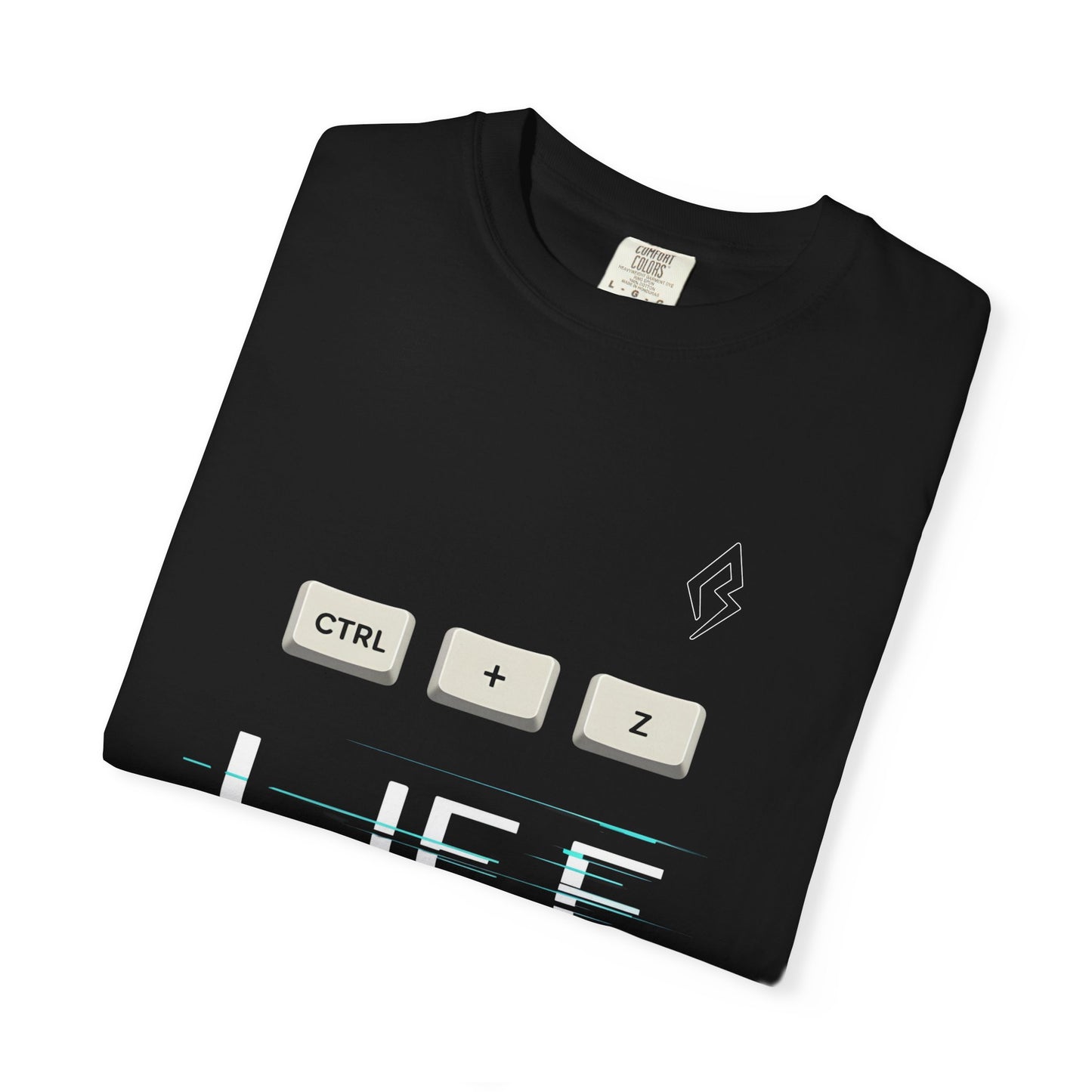 CTRL + Z Life Unisex Garment-Dyed T-Shirt - Perfect for Tech Lovers and Everyday Humor