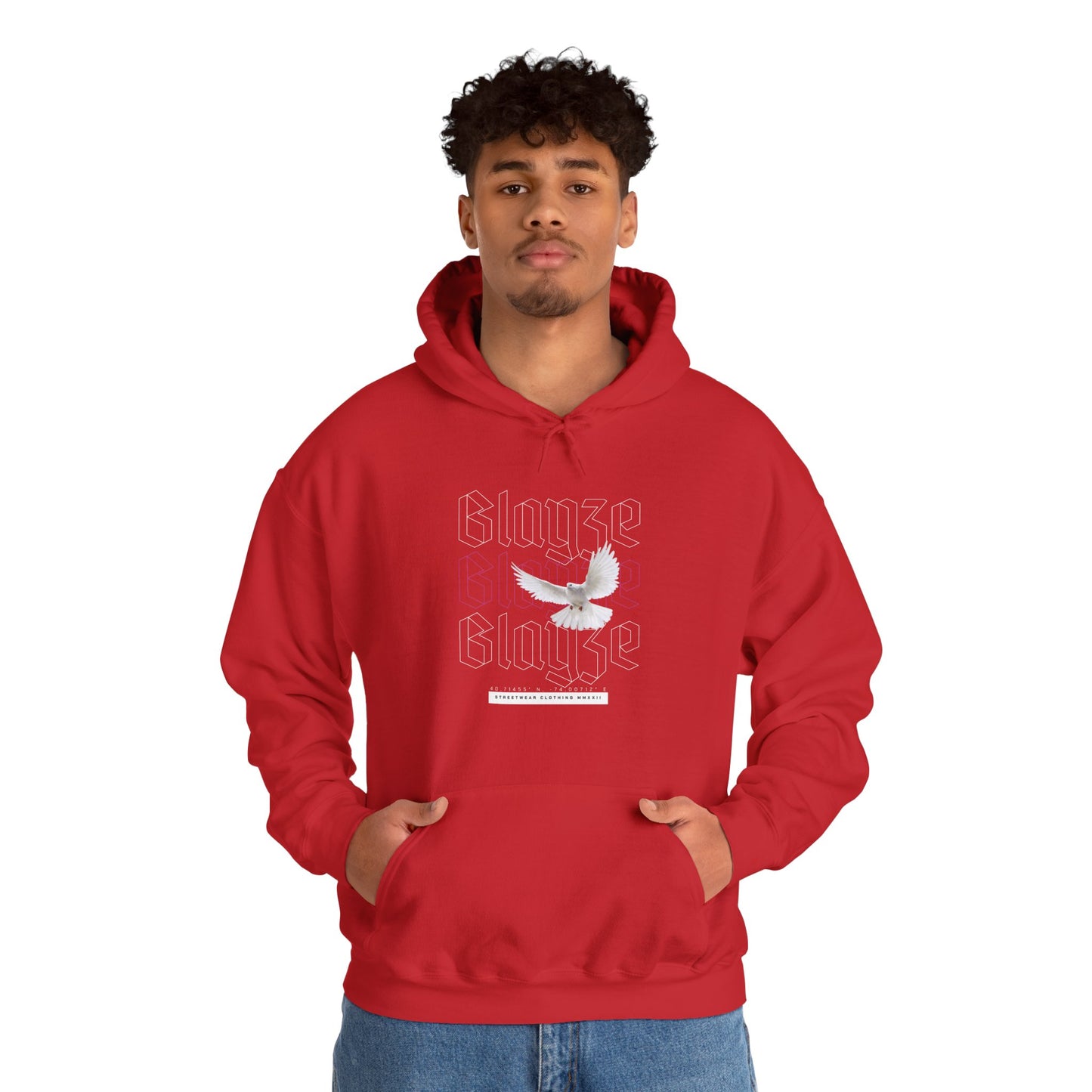 Dove Embrace Hoodie - Unisex Heavy Blend™ Sweatshirt