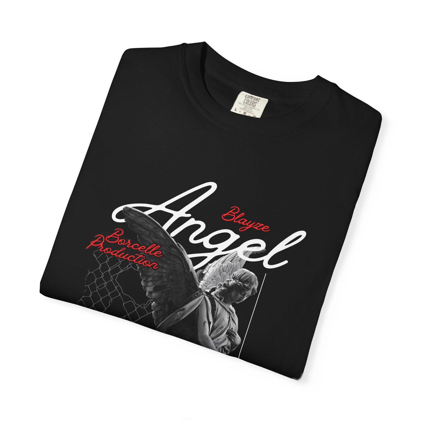 Unisex Garment-Dyed T-Shirt - ‘Angel’ Graphic Tee for Empowerment and Inspiration