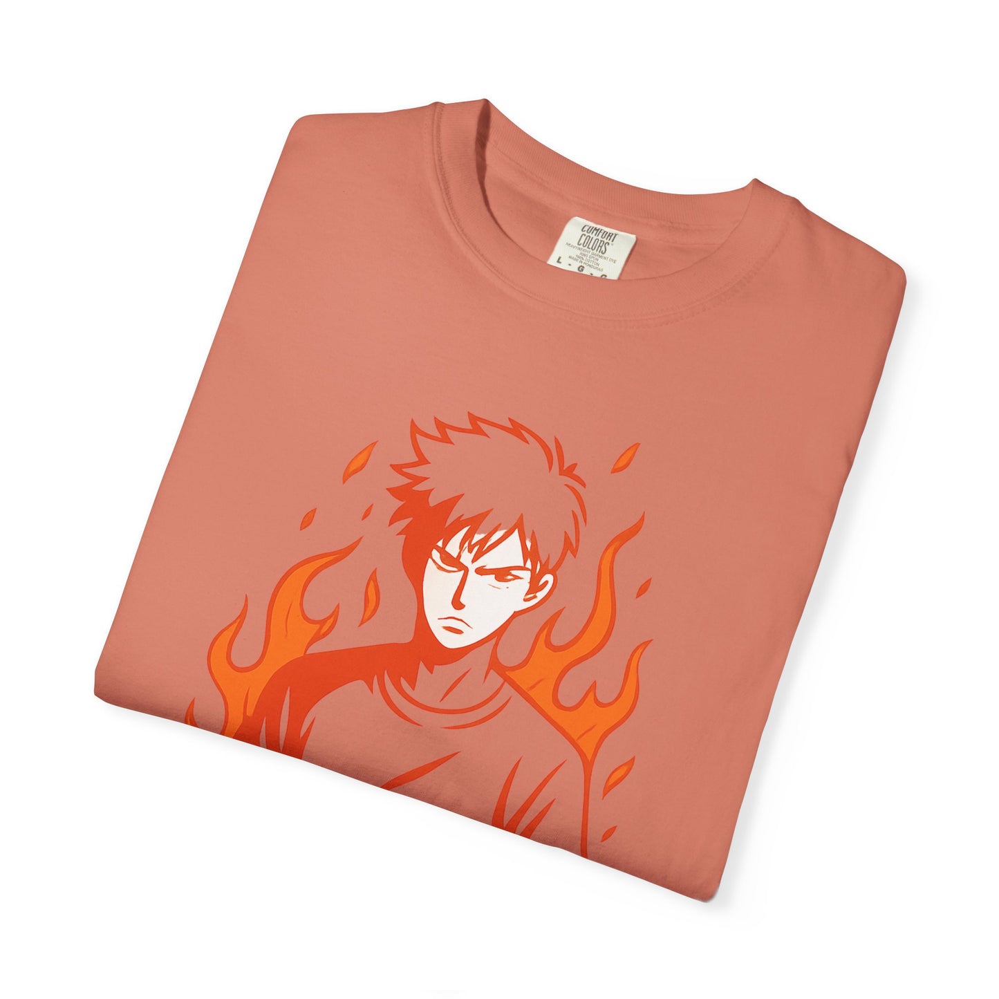 Unisex Blayze Fire Graphic T-Shirt - Cool Casual Wear for Anime Lovers