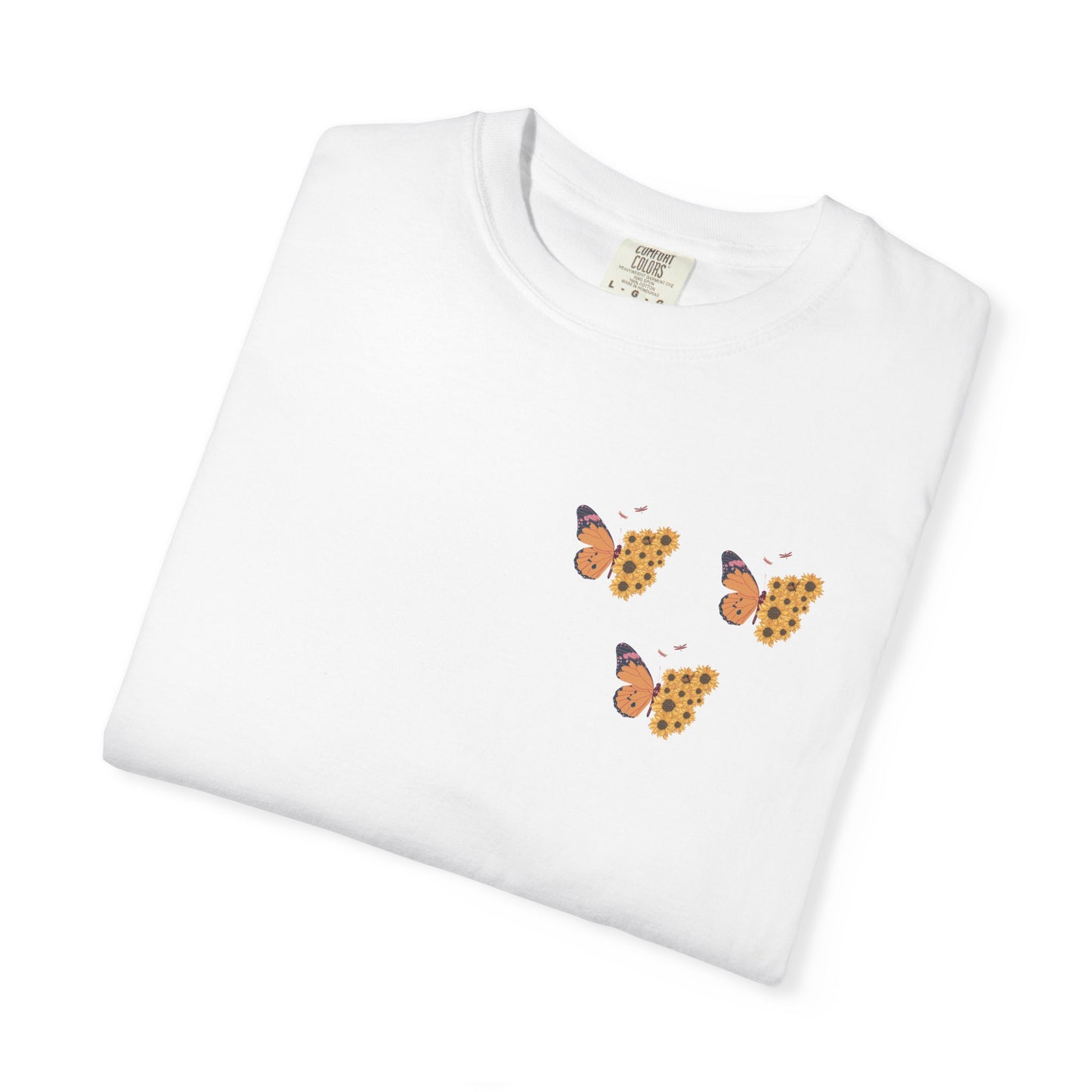 Butterfly Unisex Garment-Dyed T-Shirt for Nature Lovers
