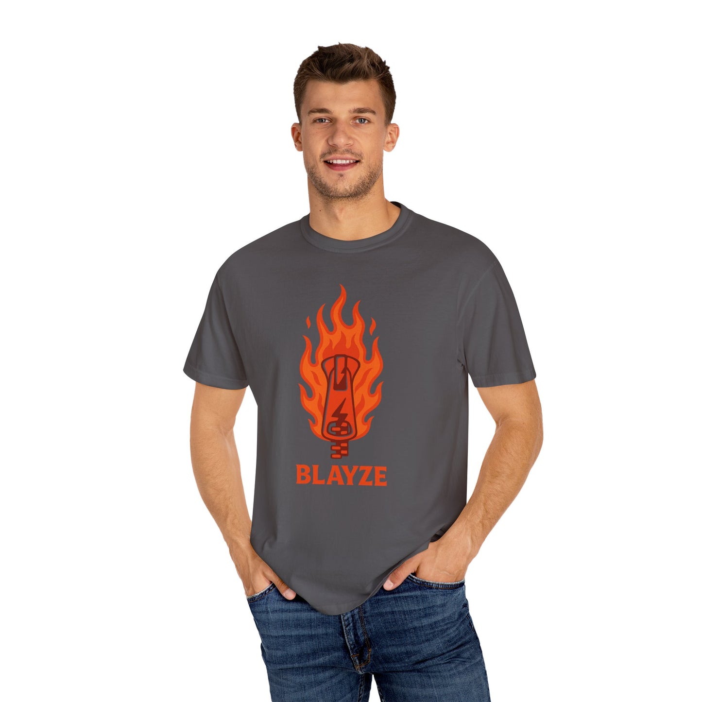 Blayze Flame Graphic Unisex T-Shirt | Trendy Fire Design