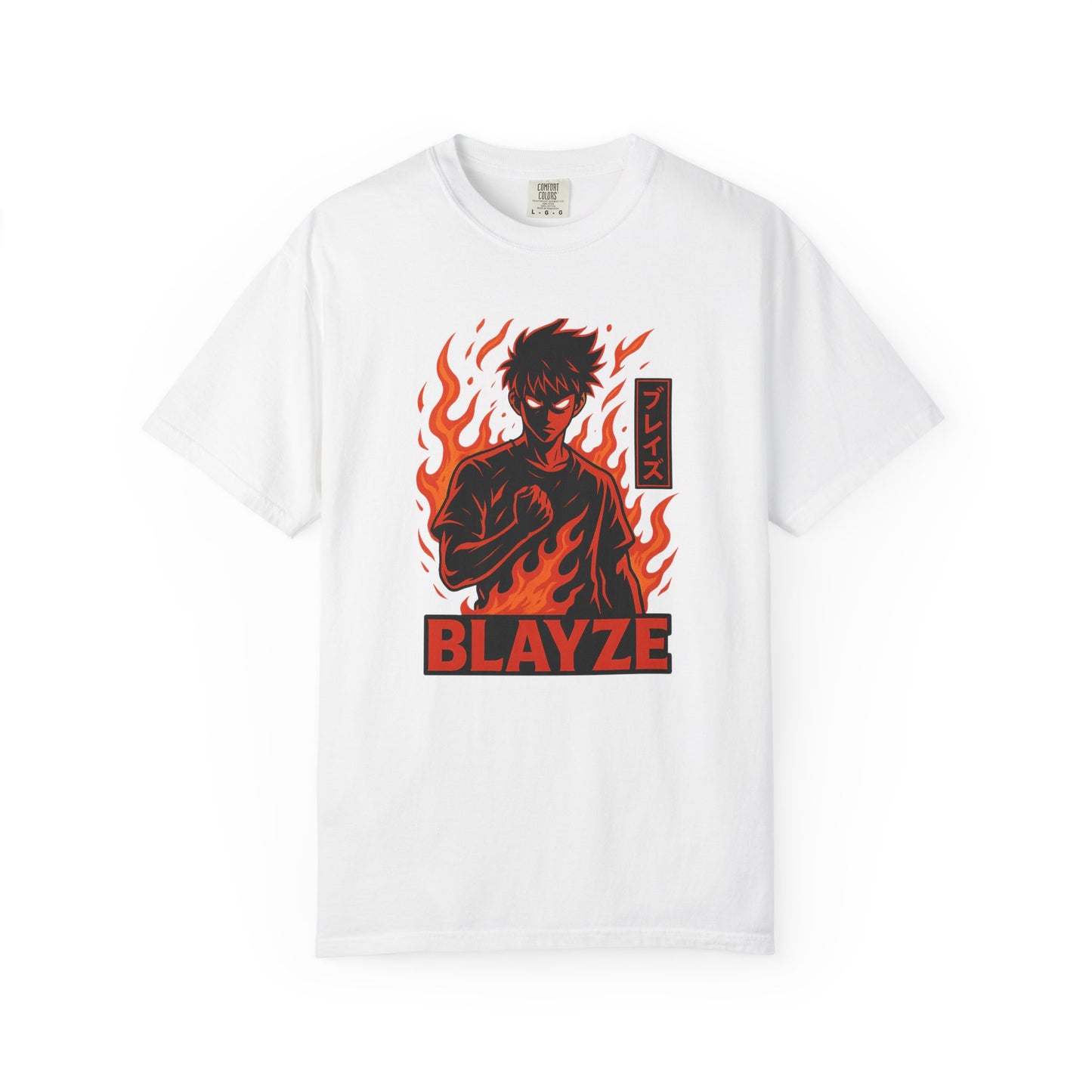 Blayze Flame Graphic Unisex T-Shirt - Trendy Streetwear for Anime Fans