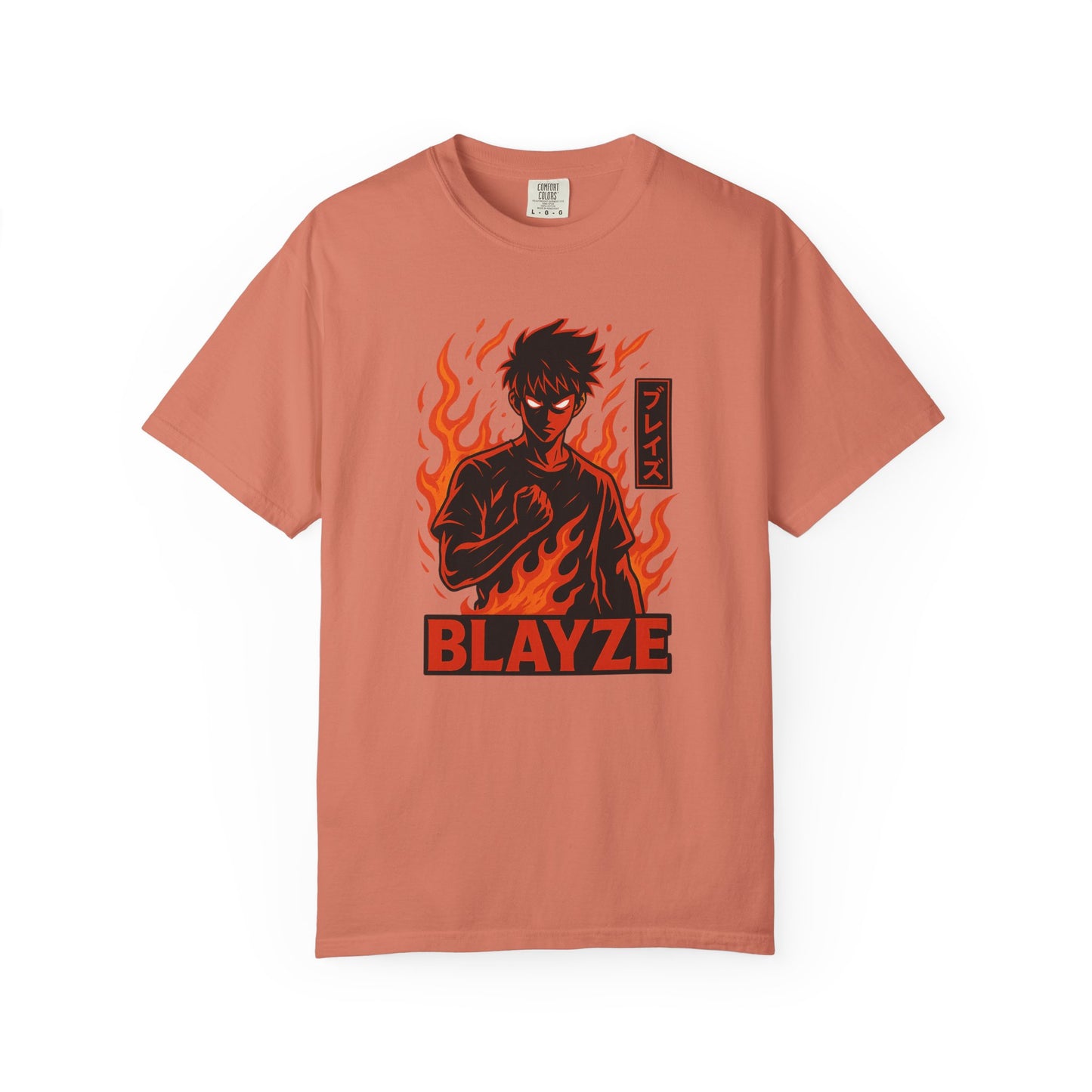 Blayze Flame Graphic Unisex T-Shirt - Trendy Streetwear for Anime Fans