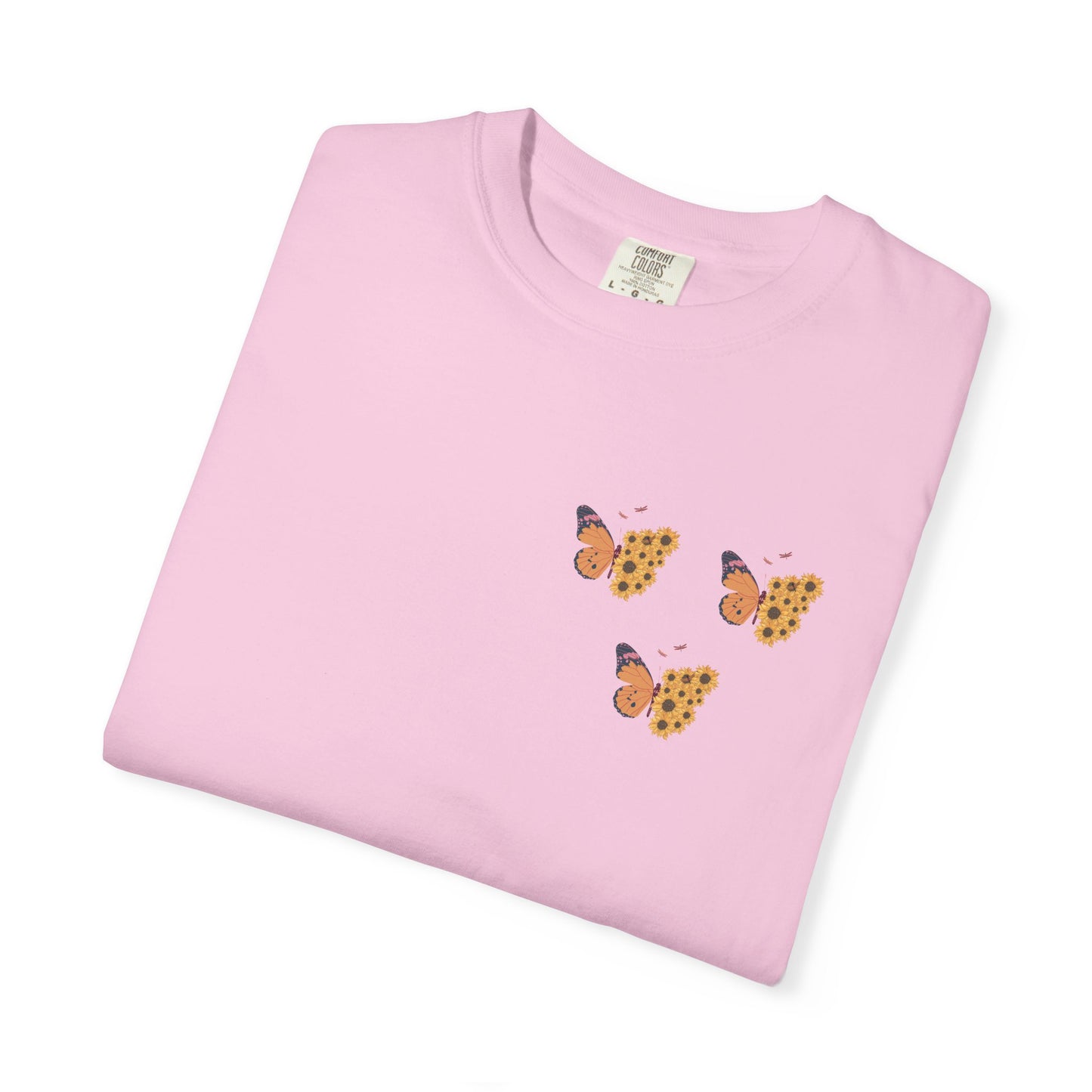 Butterfly Unisex Garment-Dyed T-Shirt for Nature Lovers