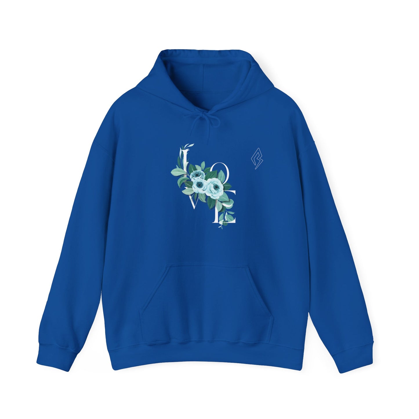 Unisex Heavy Blend Hooded Sweatshirt - Cozy Floral Design for Comfort & Style