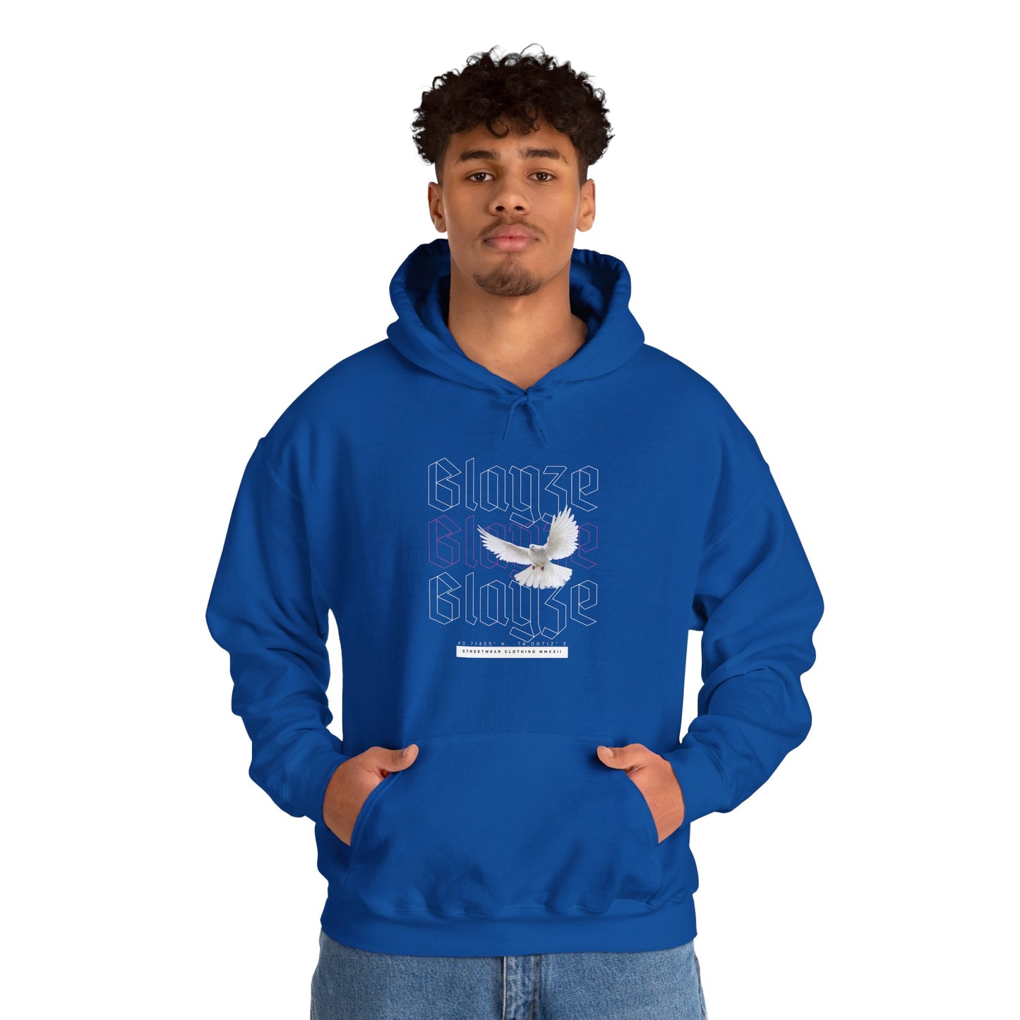 Dove Embrace Hoodie - Unisex Heavy Blend™ Sweatshirt