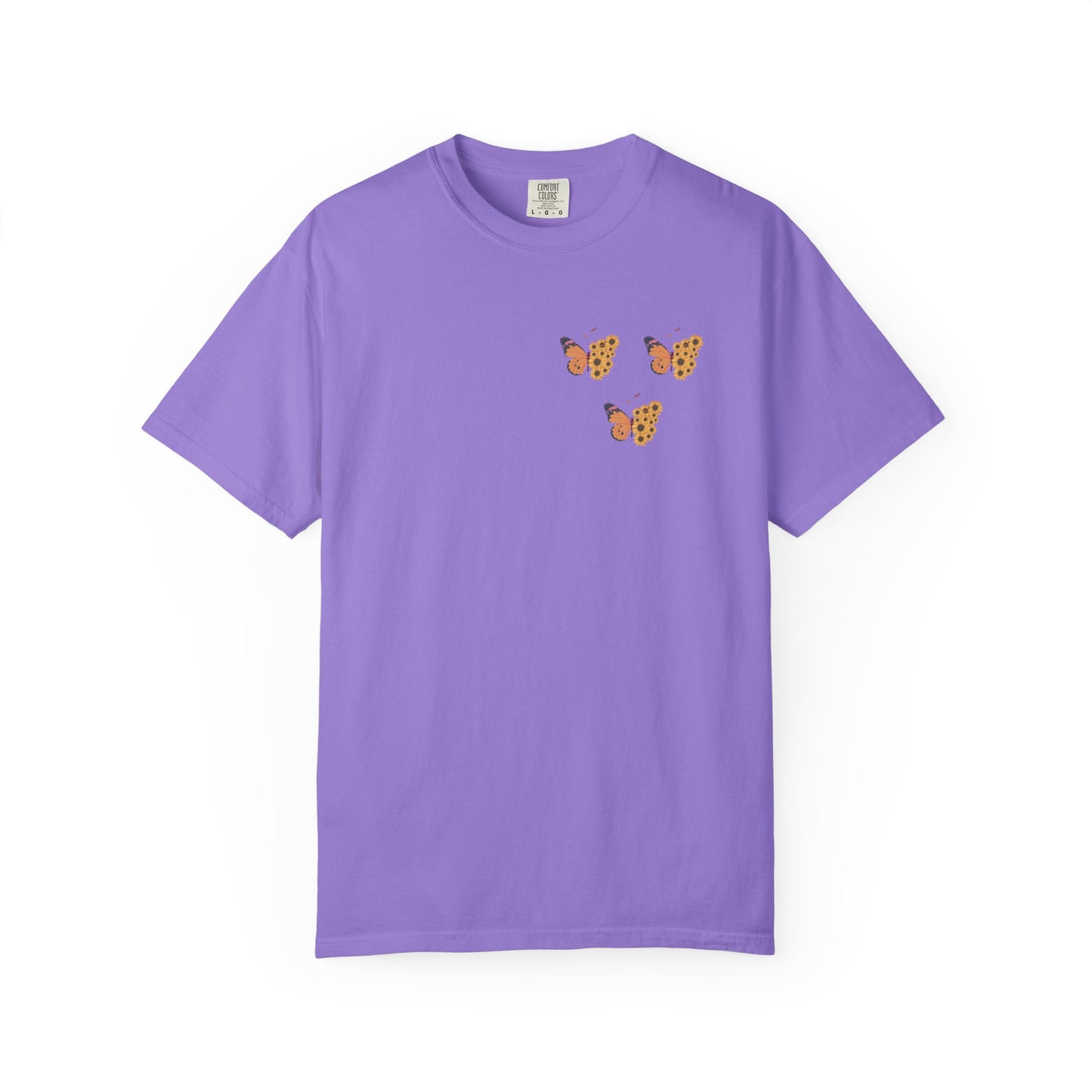 Butterfly Unisex Garment-Dyed T-Shirt for Nature Lovers