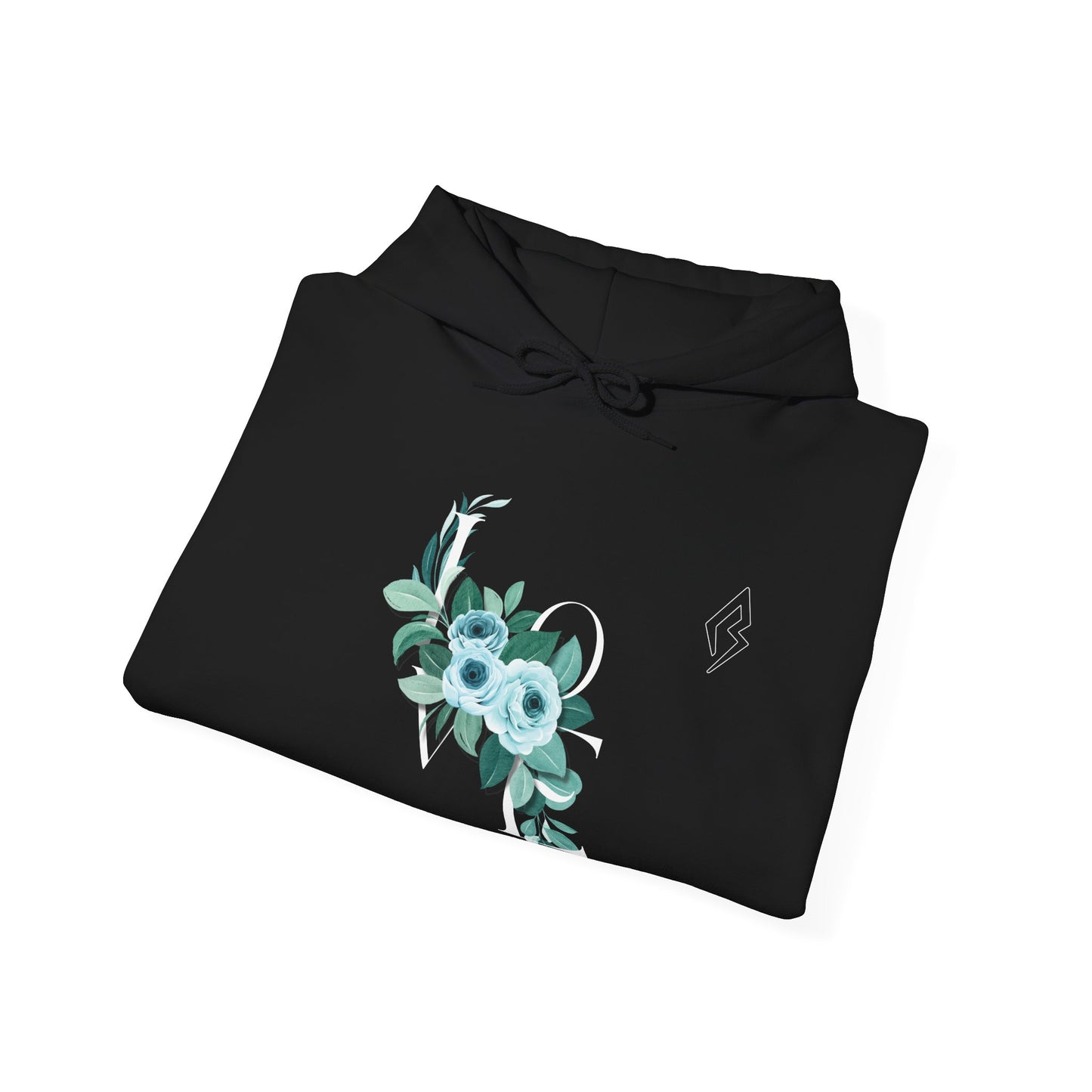 Unisex Heavy Blend Hooded Sweatshirt - Cozy Floral Design for Comfort & Style