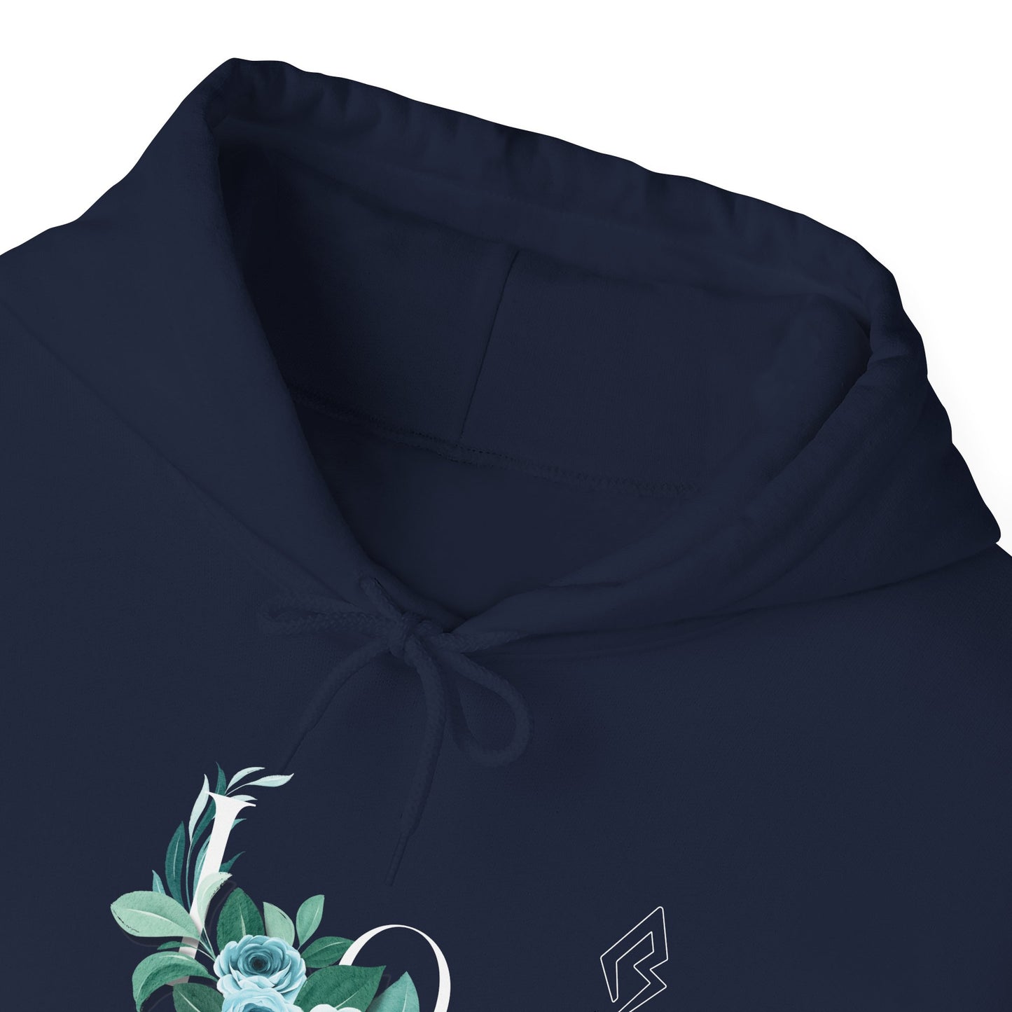 Unisex Heavy Blend Hooded Sweatshirt - Cozy Floral Design for Comfort & Style
