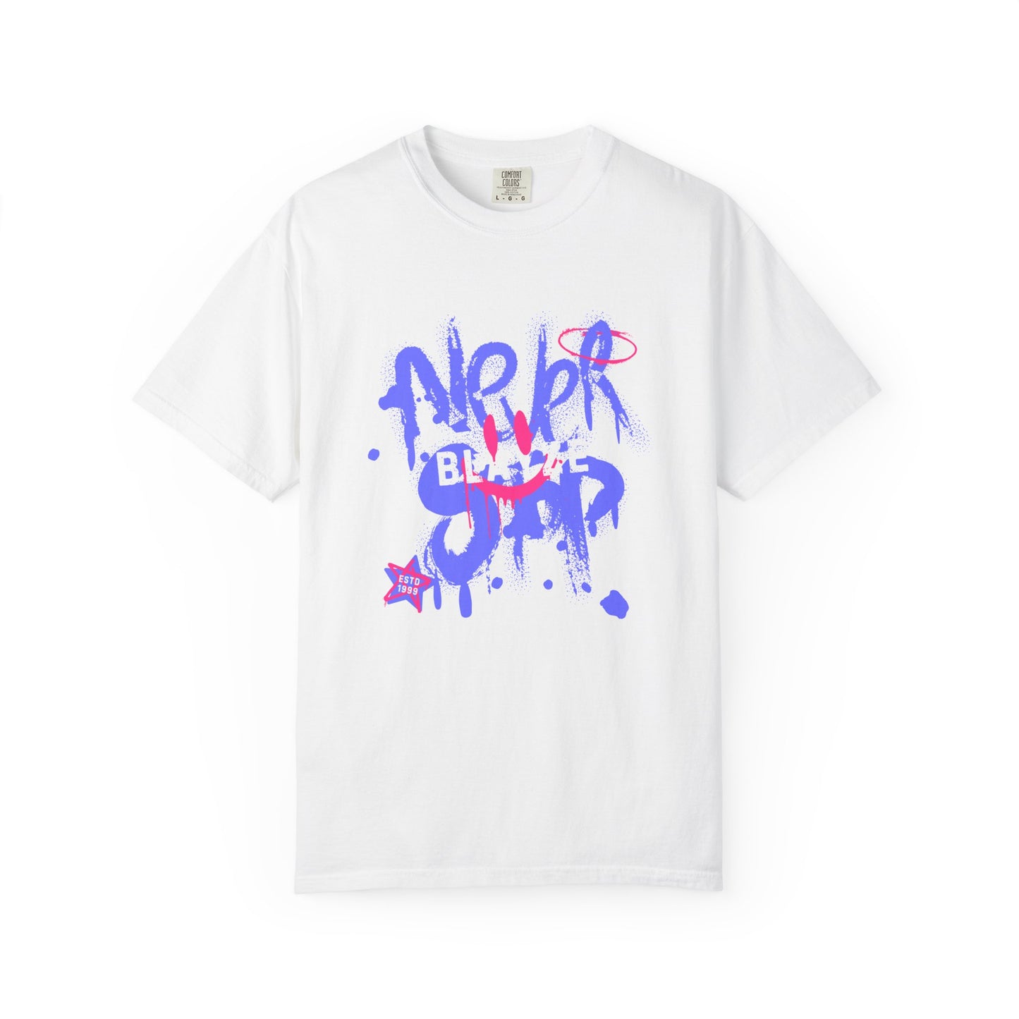 Graffiti Style Unisex Garment-Dyed T-Shirt - "Never Blend In"