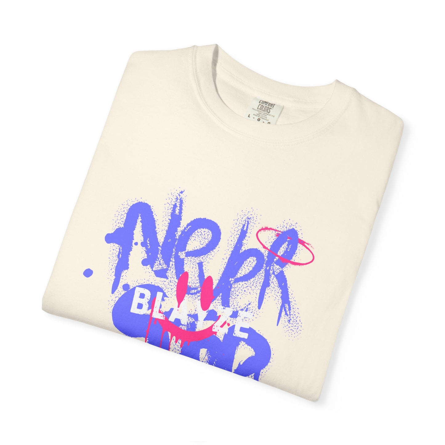 Graffiti Style Unisex Garment-Dyed T-Shirt - "Never Blend In"