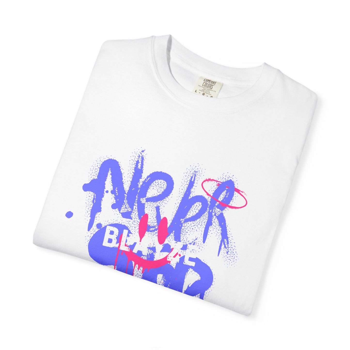 Graffiti Style Unisex Garment-Dyed T-Shirt - "Never Blend In"