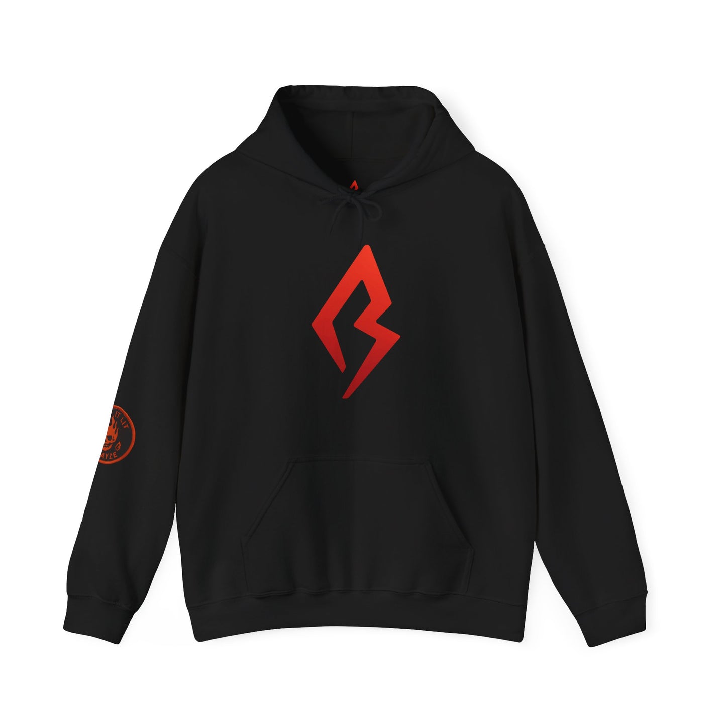 Unisex Heavy Blend Hooded Sweatshirt - Bold Lightning Design - Cozy Streetwear for Everyday Use