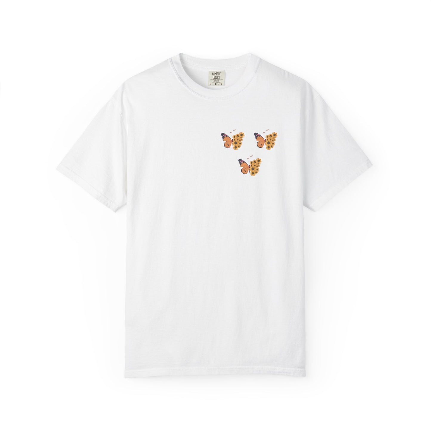 Butterfly Unisex Garment-Dyed T-Shirt for Nature Lovers