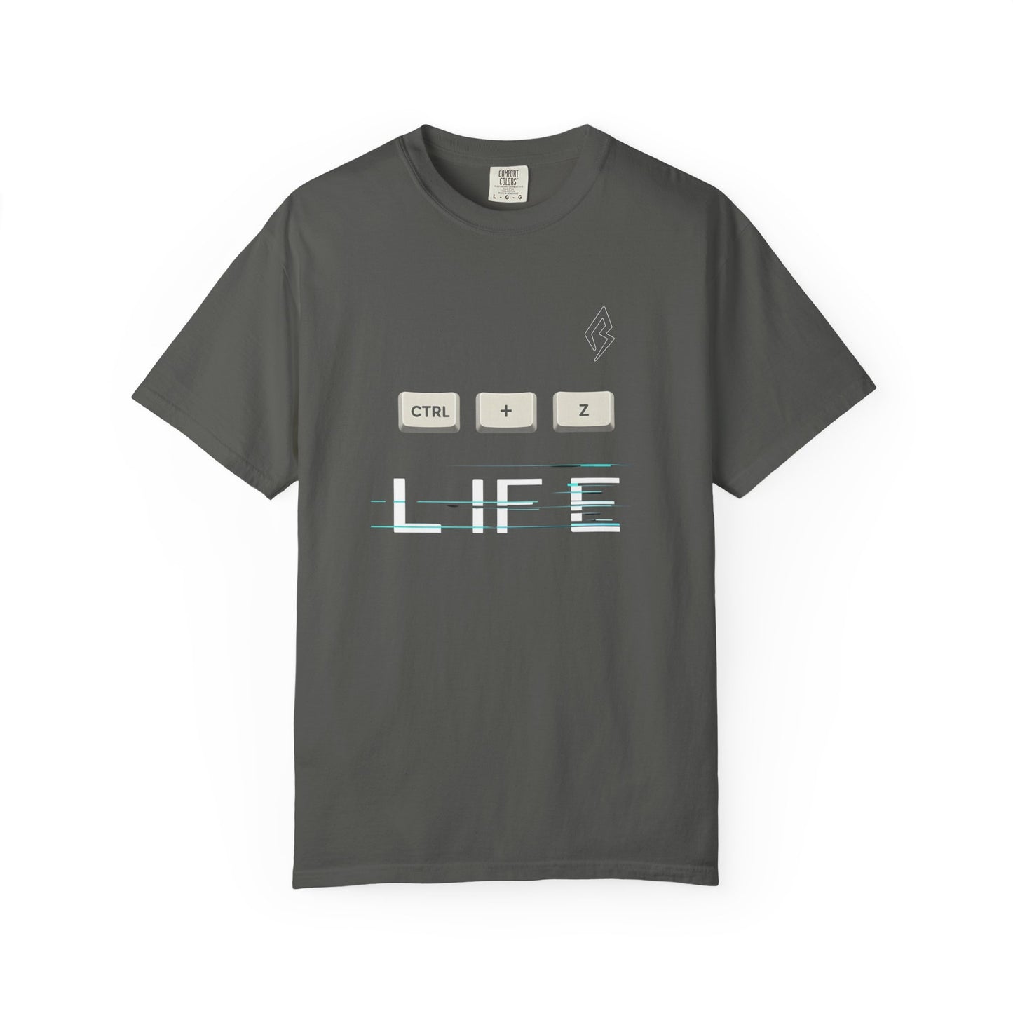 CTRL + Z Life Unisex Garment-Dyed T-Shirt - Perfect for Tech Lovers and Everyday Humor
