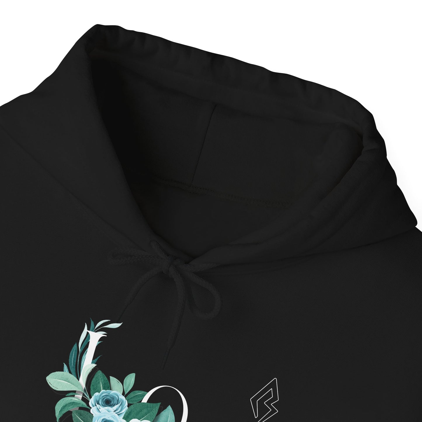 Unisex Heavy Blend Hooded Sweatshirt - Cozy Floral Design for Comfort & Style
