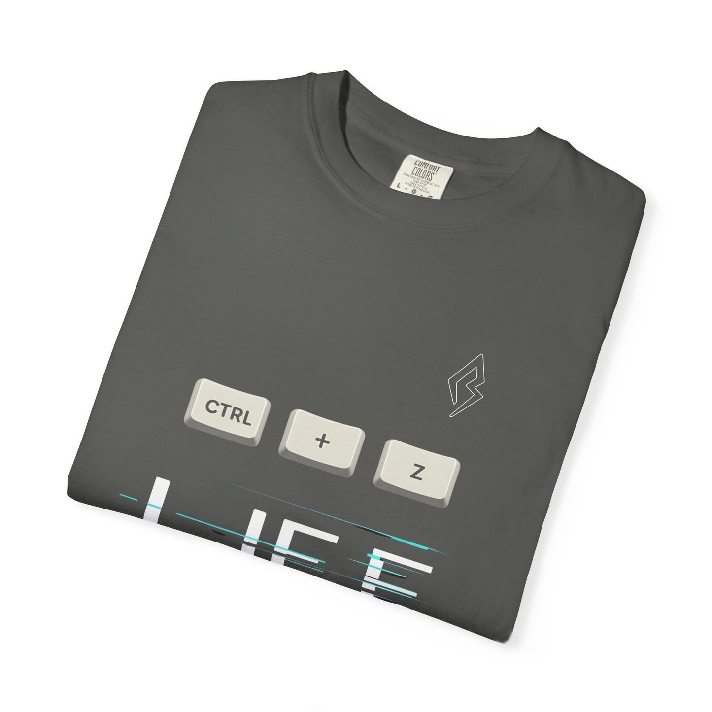 CTRL + Z Life Unisex Garment-Dyed T-Shirt - Perfect for Tech Lovers and Everyday Humor