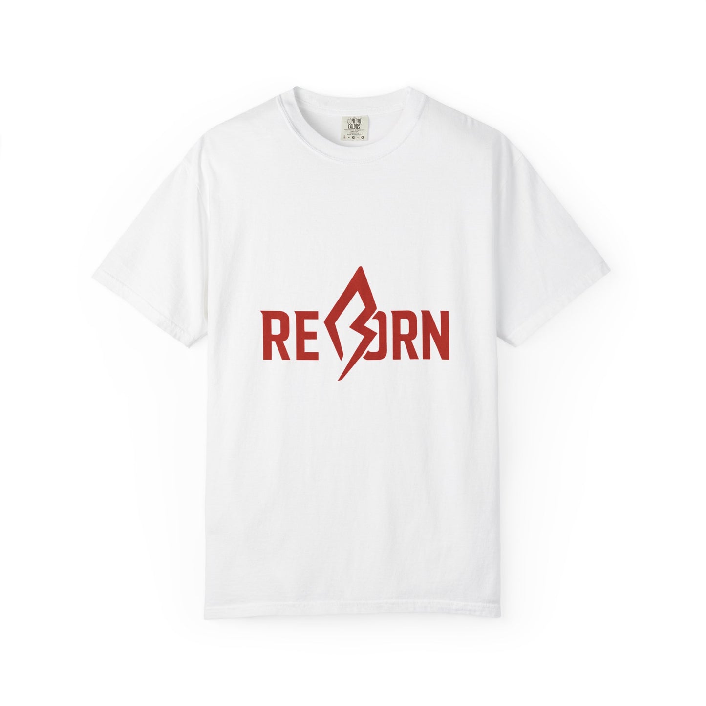 Unisex Garment-Dyed T-shirt - REBORN Graphic Tee for Motivational Style