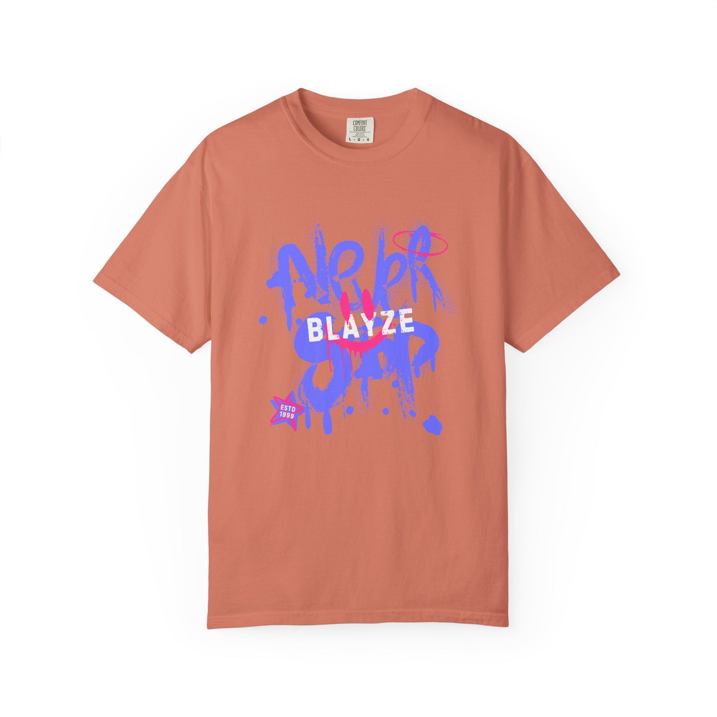 Graffiti Style Unisex Garment-Dyed T-Shirt - "Never Blend In"