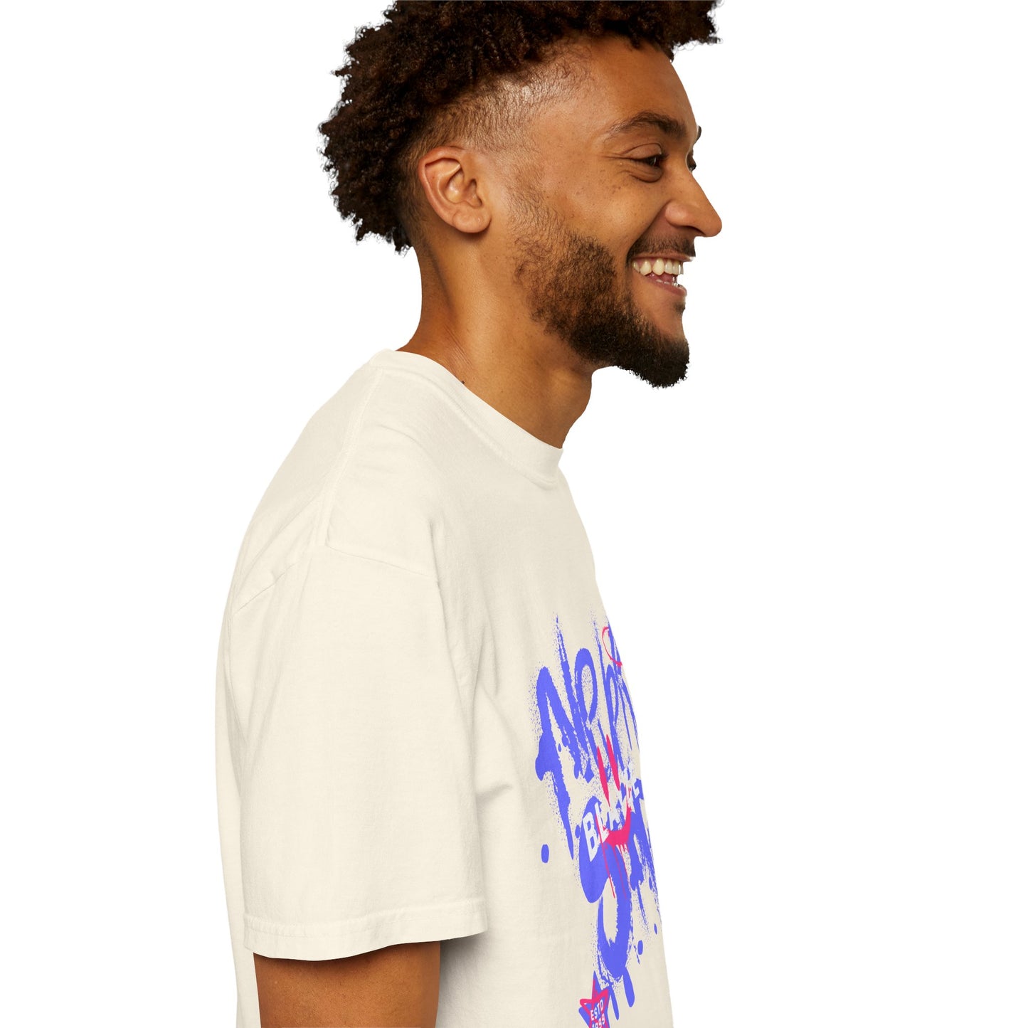 Graffiti Style Unisex Garment-Dyed T-Shirt - "Never Blend In"