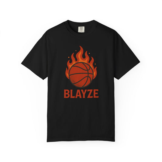 Blayze Flame Basketball Unisex T-Shirt - Perfect for Athletes & Fans!