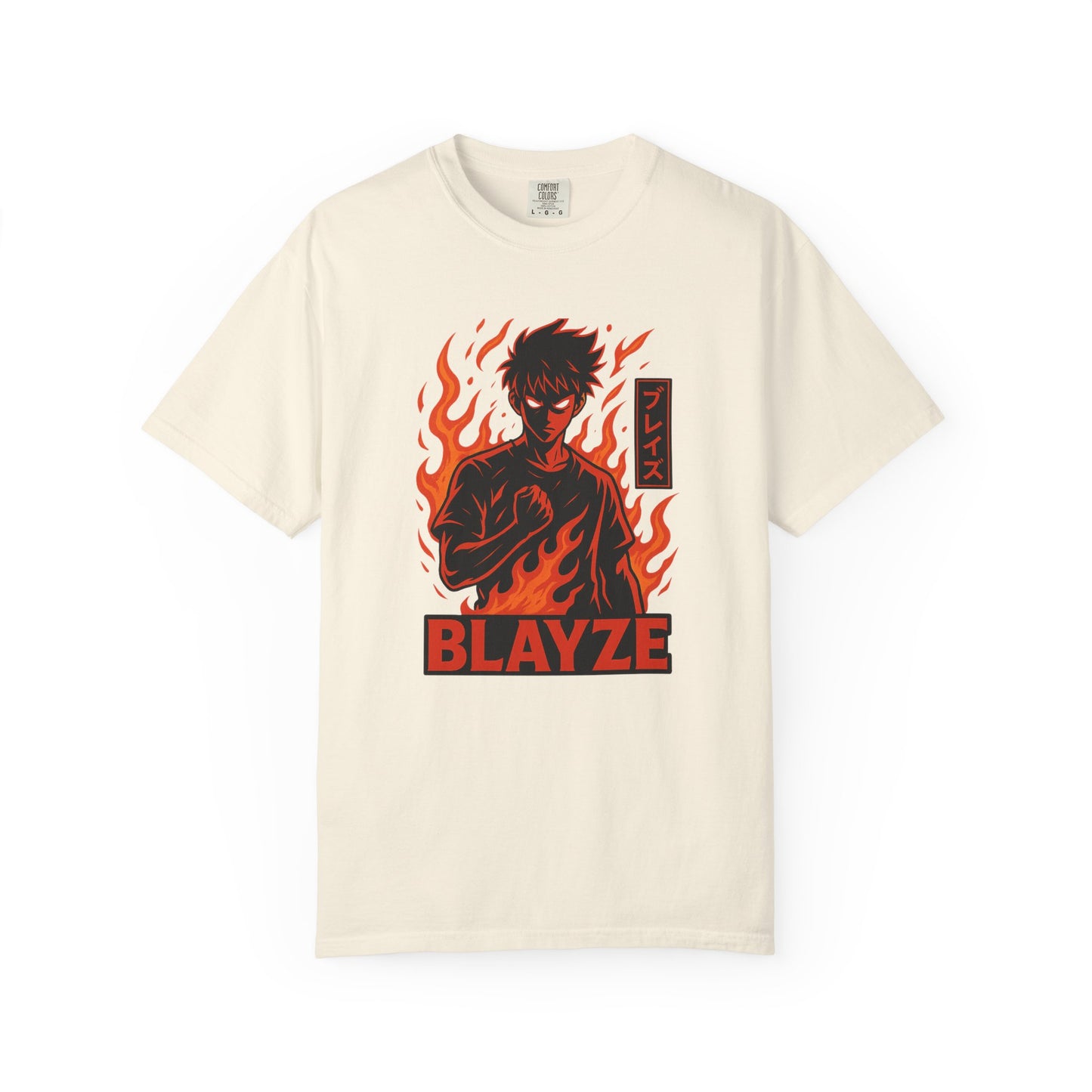 Blayze Flame Graphic Unisex T-Shirt - Trendy Streetwear for Anime Fans
