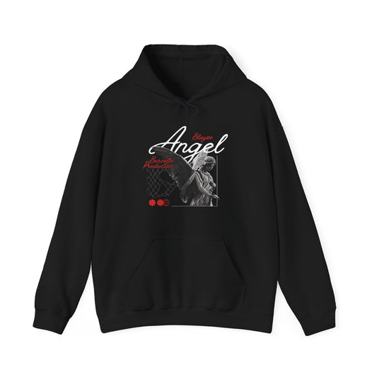 Unisex Heavy Blend™ Hooded Sweatshirt - Basketball Angel Graphic