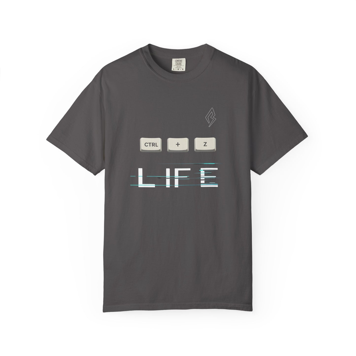 CTRL + Z Life Unisex Garment-Dyed T-Shirt - Perfect for Tech Lovers and Everyday Humor